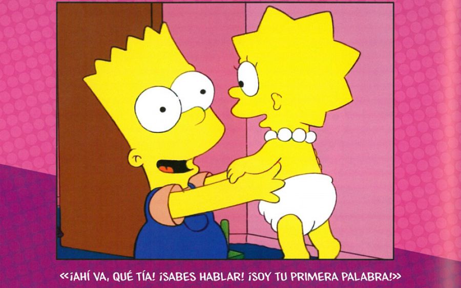 Lisa pronuncia su primera palabra