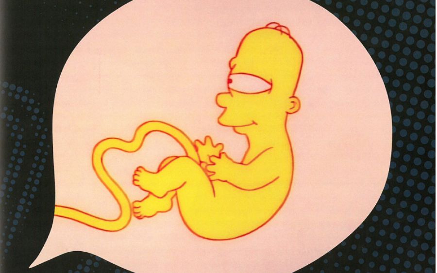 Homer también fue un bebé