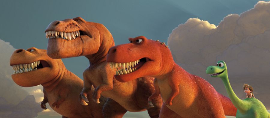 En una película de dinosaurios no podían faltar los Tiranosaurios, aunque estos guardan una sorpresa