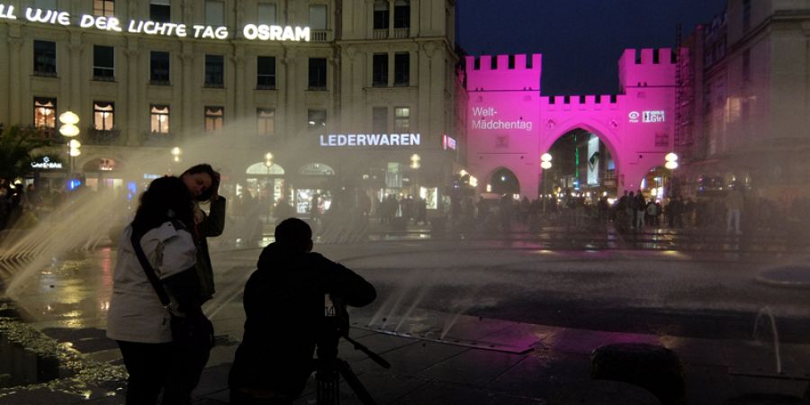 Rodaje en el centro de Munich