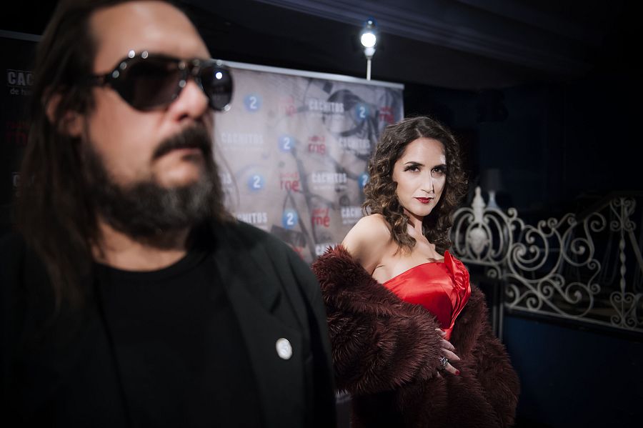 En el rodaje en el Teatre El Llantiol 2