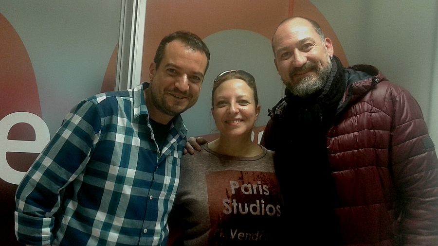 Con Nuria Gallardo y Daniel Albaladejo
