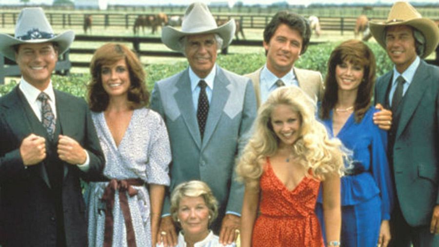 Parte del elenco de la serie 'Dallas'