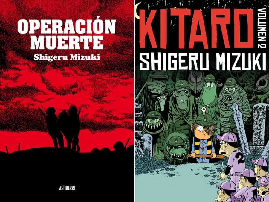 Portadas de dos de las obras más conocidas de Mizuki