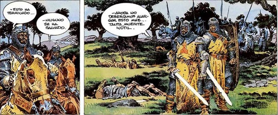 Viñetas de 'El Cid', de Antonio Hernández Palacios
