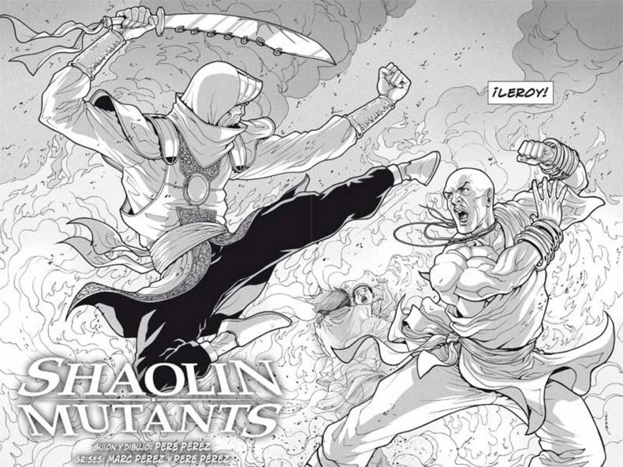 Páginas de 'Shaolin Mutants'