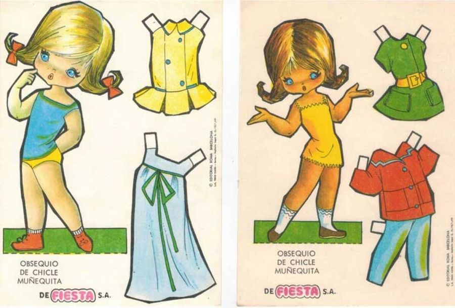 Vestidas de papel - Un recorrido nostálgico por las muñecas