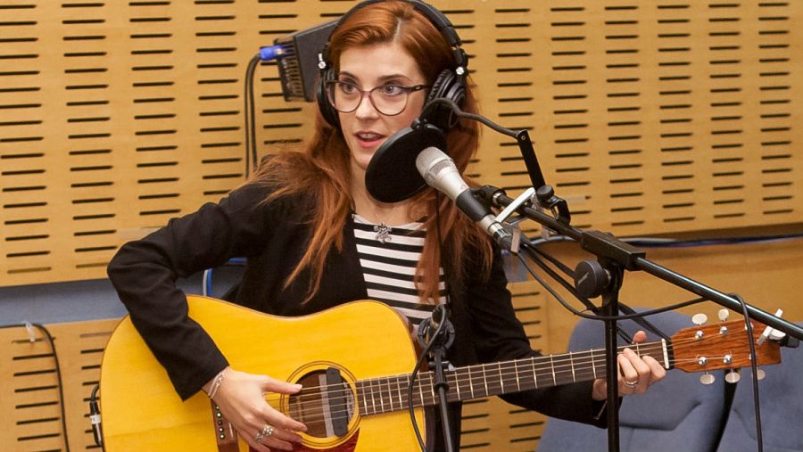 Virginia Maestro, en un momento del programa