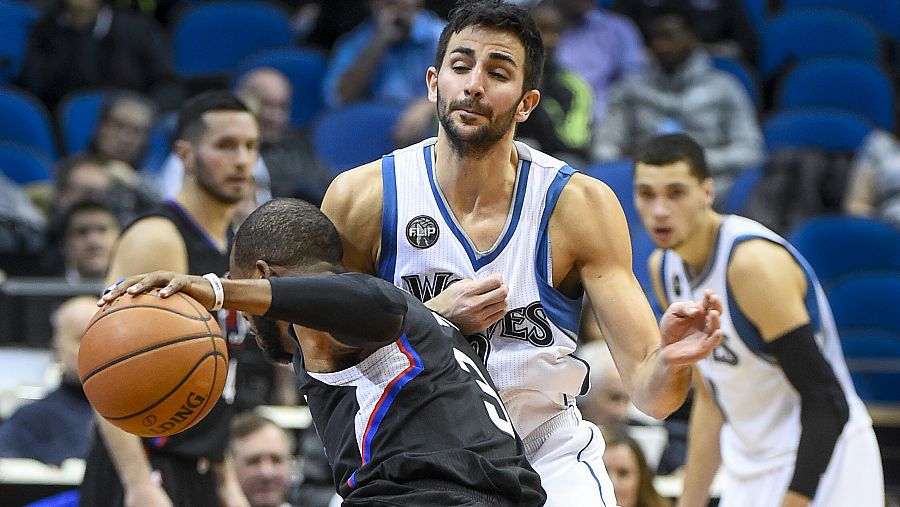 Ricky Rubio, ante Chris Paul