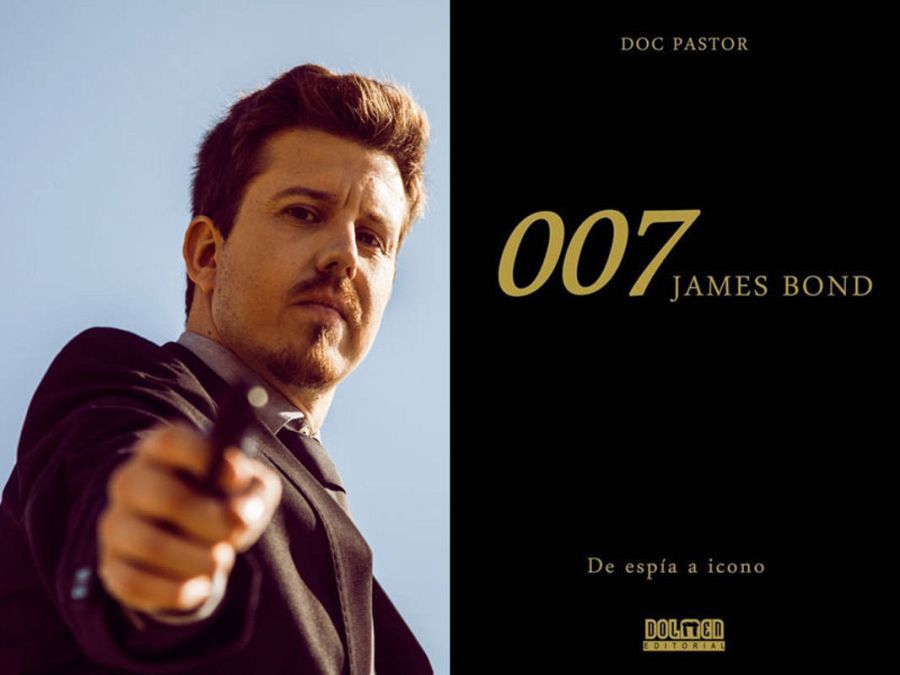 Doc Pastor fotografiado por Alex Llopis y portada de '007.James Bond. De espía a icono'