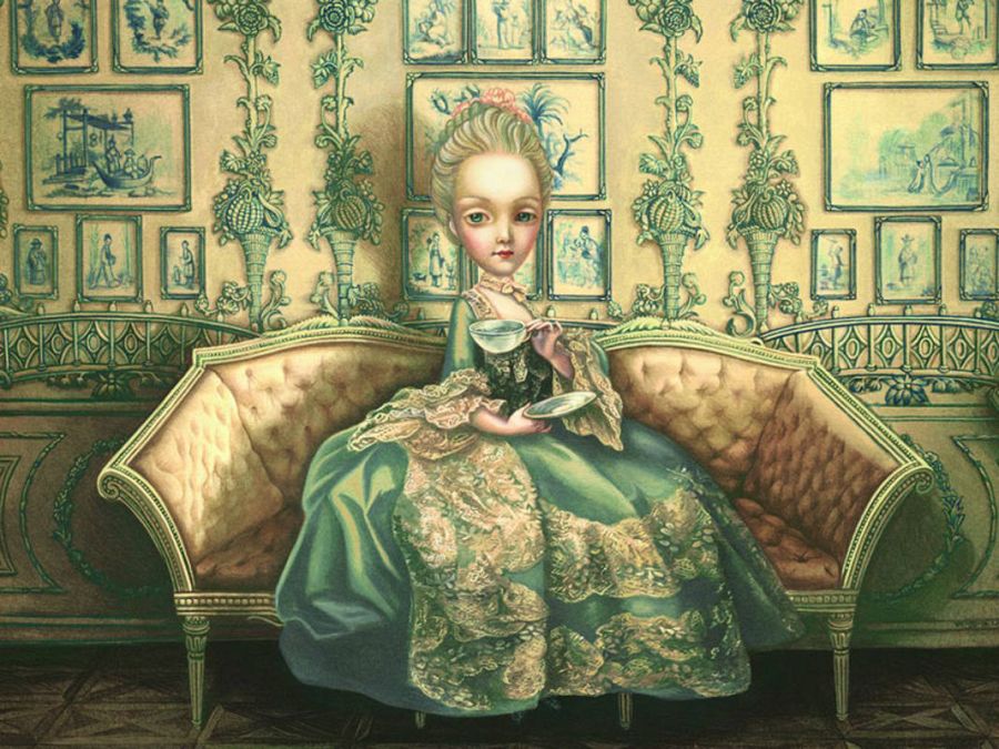 Fragmento de una ilustración de 'María Antonieta. Diario de una reina'