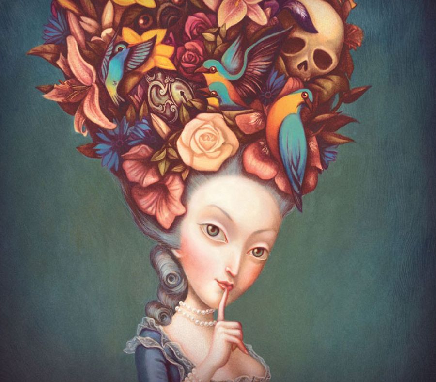 Fragmento de una ilustración de 'María Antonieta. Retrato de una reina'