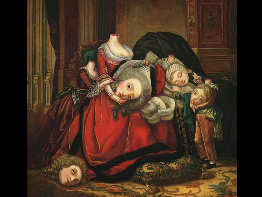 La familia real decapitada según Benjamín Lacombe