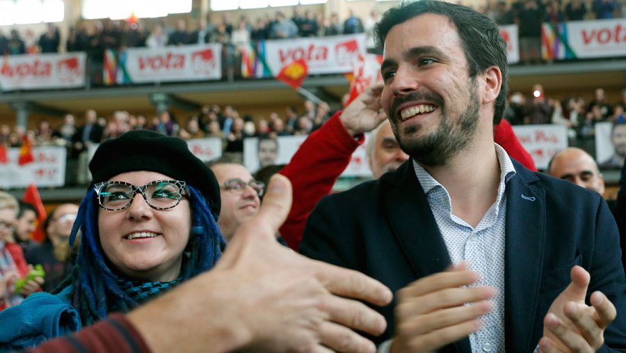 Alberto Garzón ha celebrado el acto central de IU-Unidad Popular en Valencia.