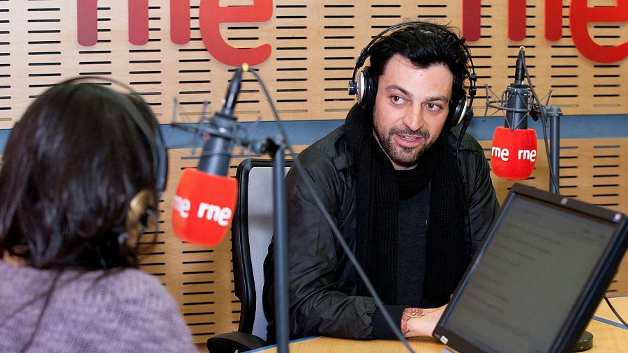Luis Albert Segura, con Paloma Arranz en un momento del programa
