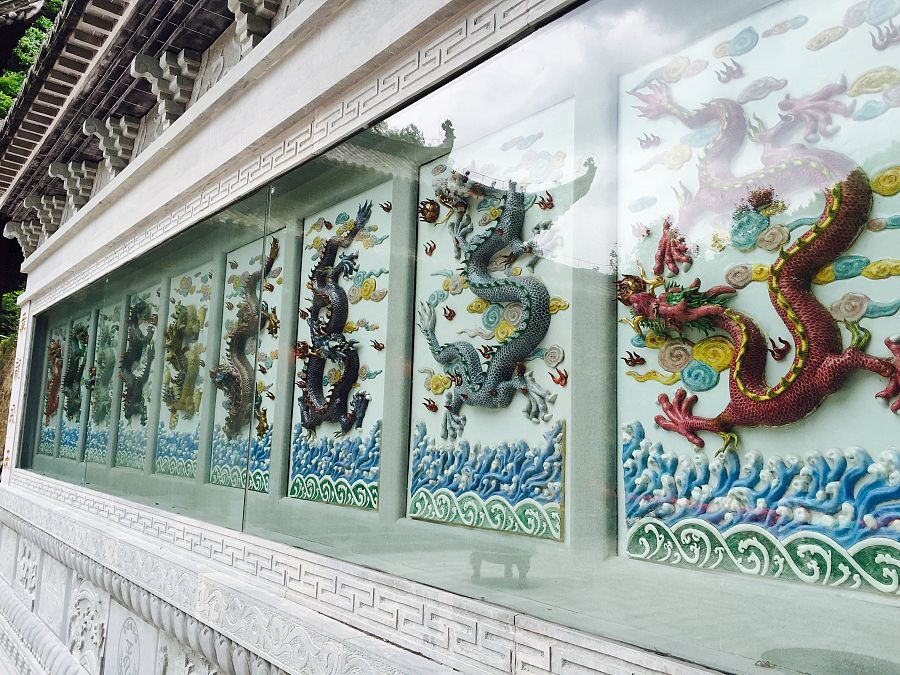 Dragones en Huangshan