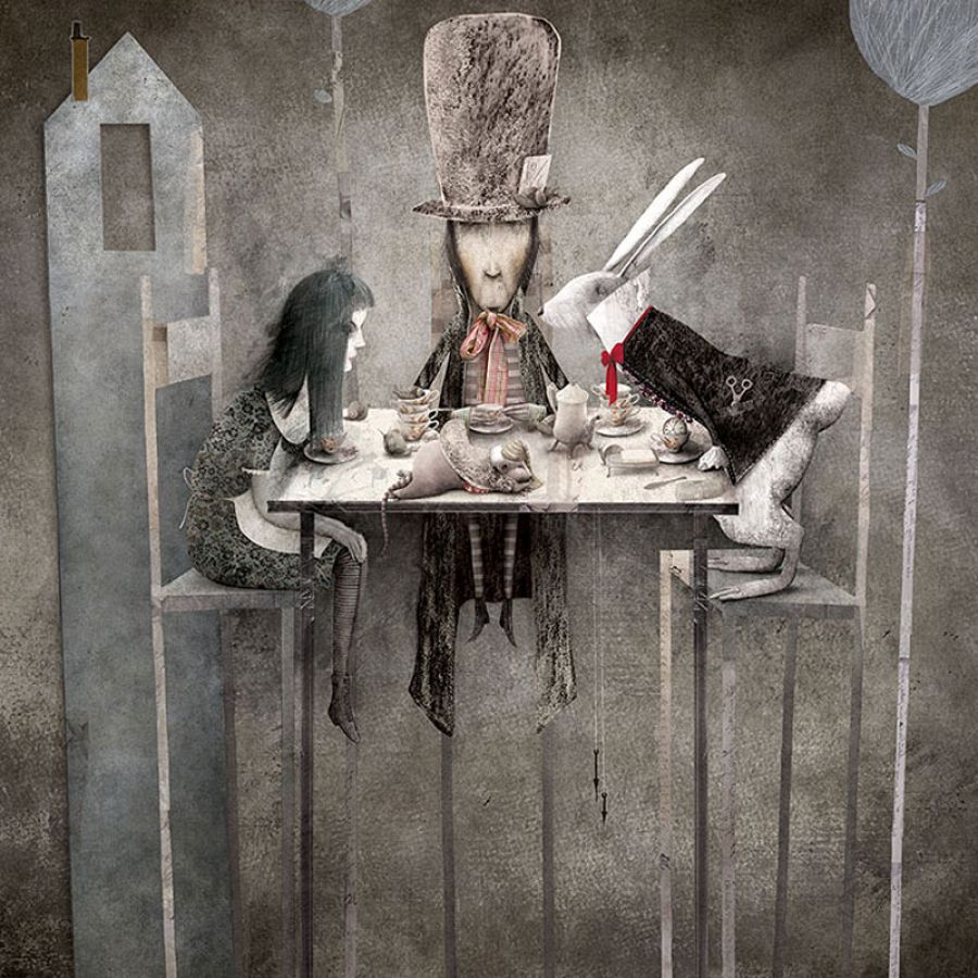 Ilustración de 'Alicia en el País de las Maravillas' de Gabriel Pacheco