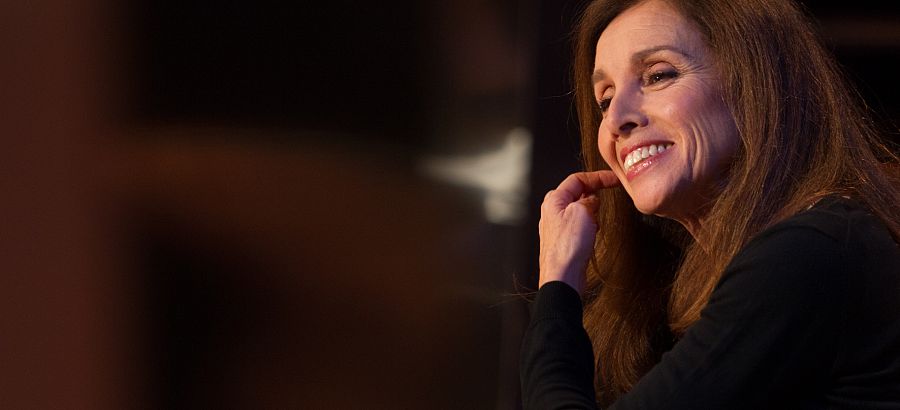 Ana Belén conversa con Cayetana Guillén sobre su personaje en 'Medea', en el plató de ¡Atención obras!