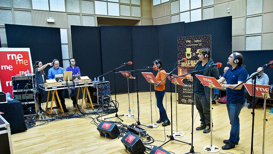 Ensayo de Sherlock Holmes en la Casa de la Radio