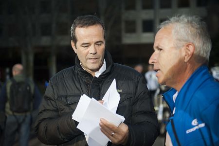 Paco Grande, con Xavier Foj