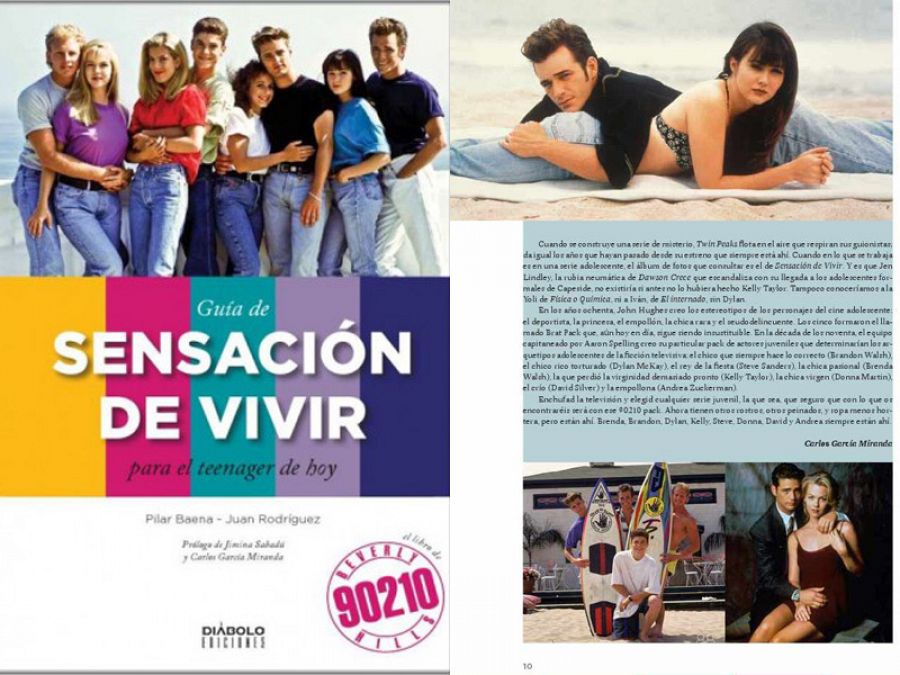 Portada y página de la 'Guía de Sensación de Vivir'