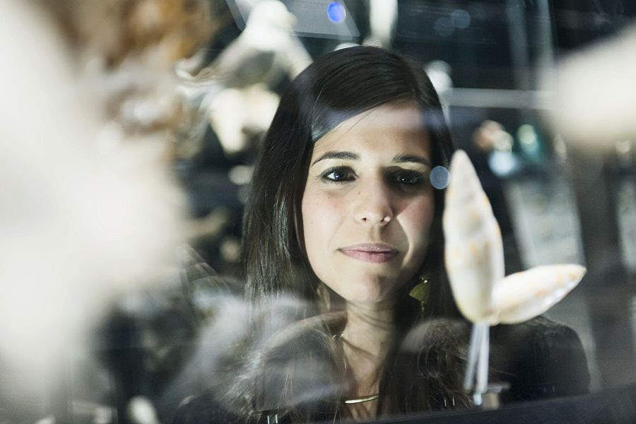 Evelyn Segura, presentadora animalades, al Museu Blau de Barcelona