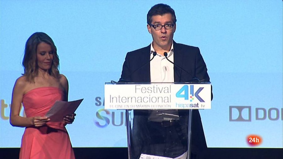 Ignacio Sanchís, de Hispasat, presidió el jurado del primer Festival de Cortos 4k