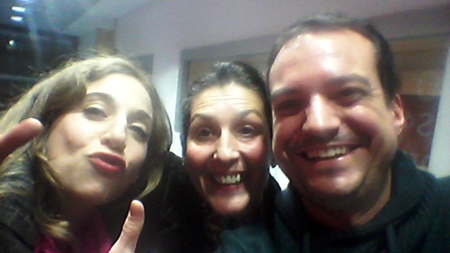 Autofoto: Marta Aledo, Elvira Mínguez y Daniel Galindo