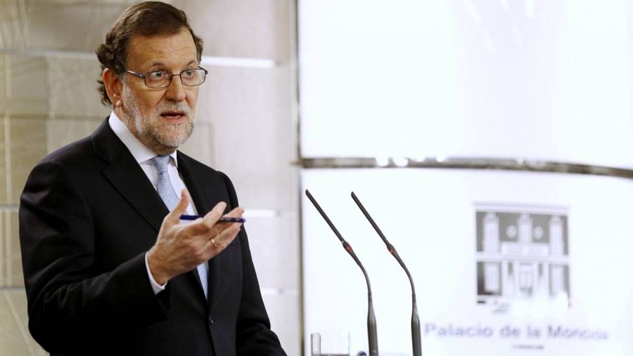 Rajoy, en la rueda de prensa posterior al Consejo de Ministros.