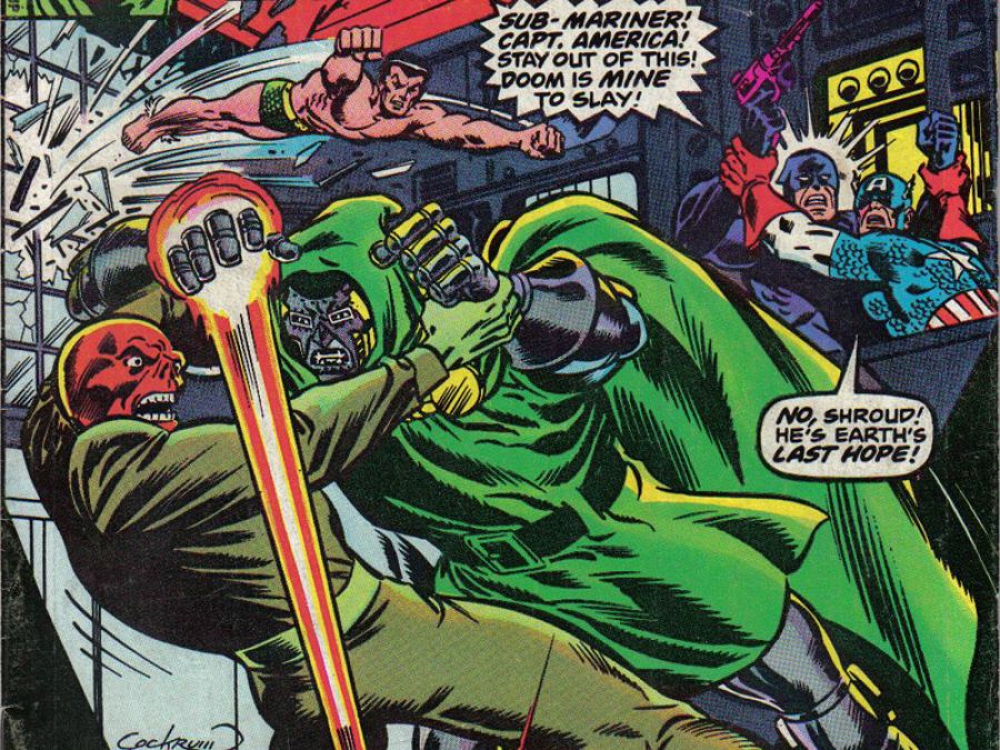 Fragmento de una portada de 'Supervillanos unidos'