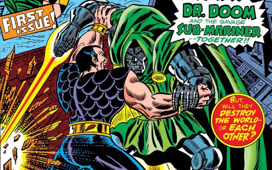 Fragmento de una portada de 'Supervillanos unidos'