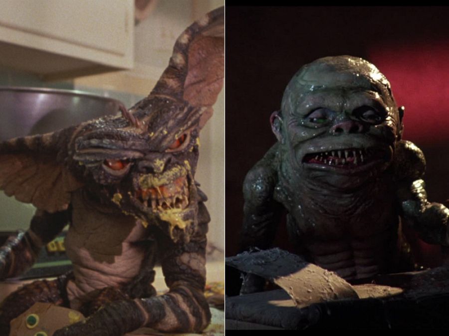 Hasta el Gremlin parece mirar de reojo a una de sus más pobres imitaciones, 'Los Ghoulies'