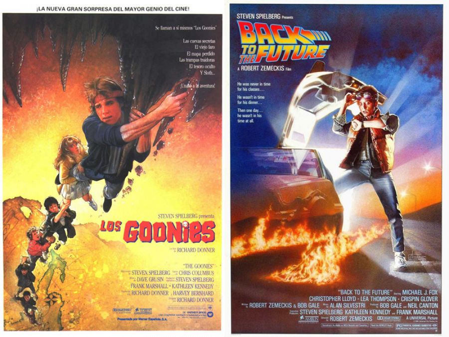 Carteles de 'Los Goonies' y 'Regreso al futuro', de Drew Struzan