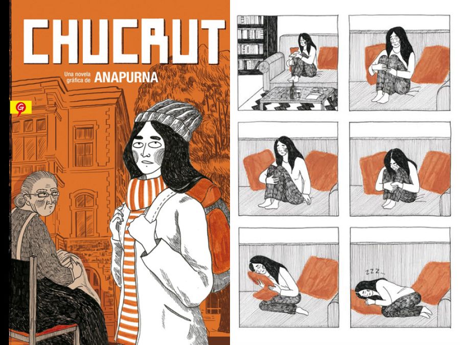Portada y página de 'Chucrut'