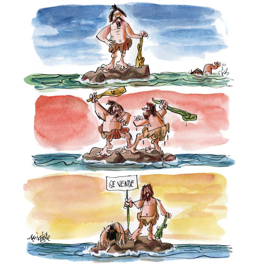 Dibujo de Antonio Mingote