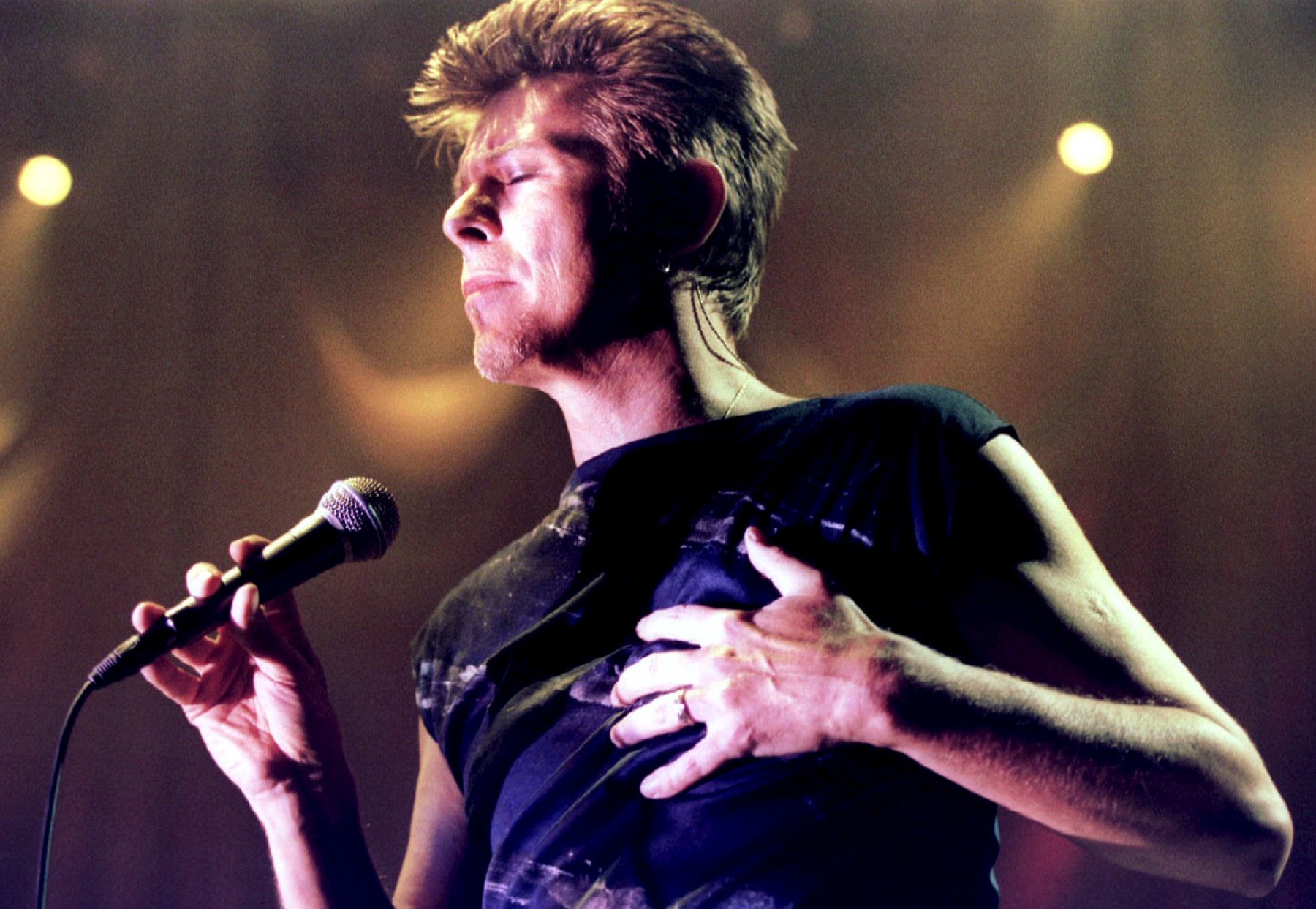Bowie, cantando en Viena
