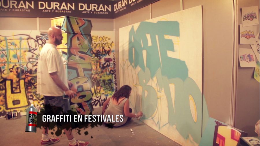 El graffiti en los festivales de música