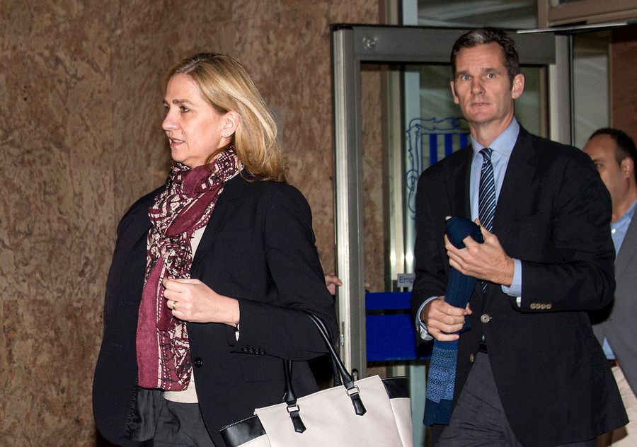 La infanta Cristina y su esposo