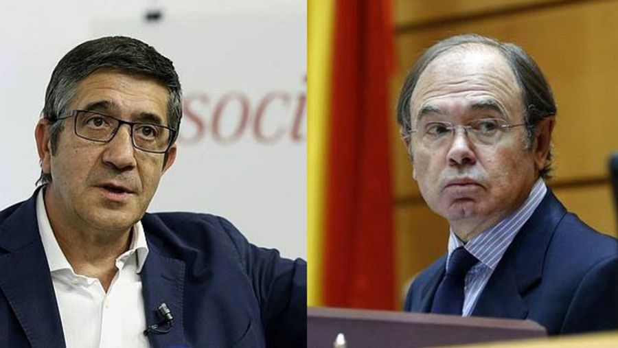 Patxi López y Pio García Escudero