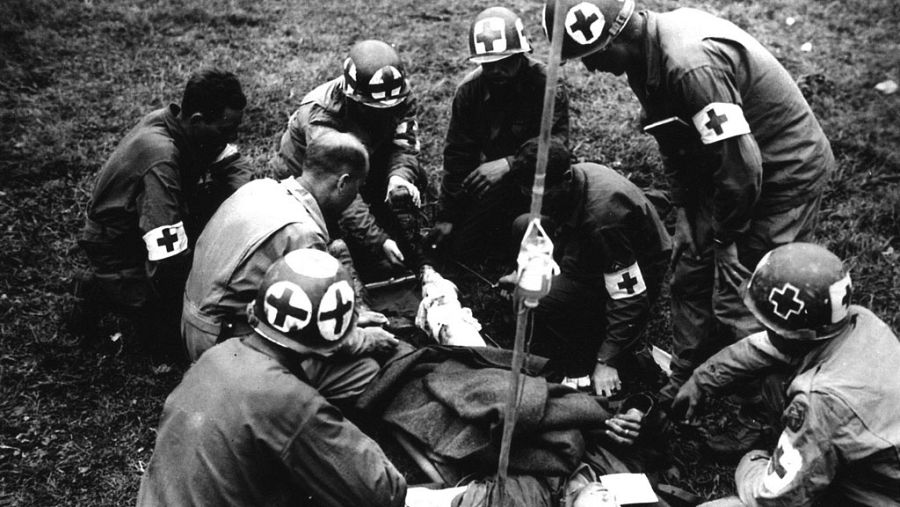 Transfusión de sangre en la Segunda Guerra Mundial