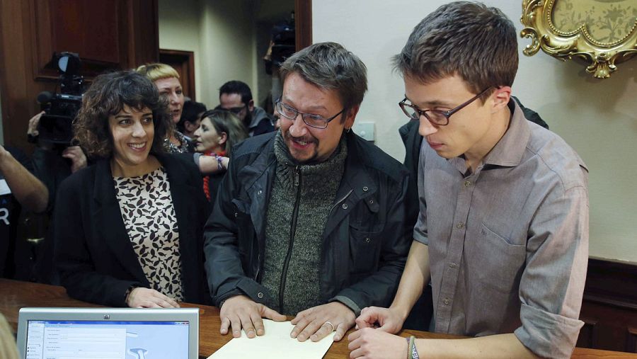 Podemos registra en el Congreso su solicitud de grupo en el Congreso en la que no se incluye Compromís