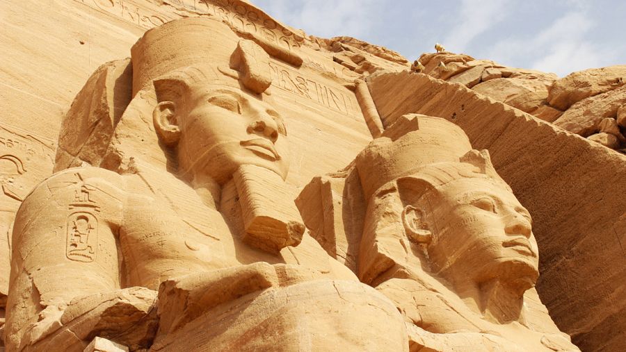 El templo de Abu Simbel, Egipto