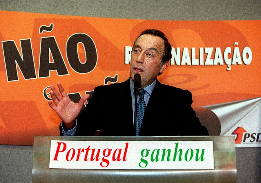 Marcelo Rebelo de Sousa, en una imagen de archivo en 1998, cuando era presidente del Partido Socialdemócrata (PSD).