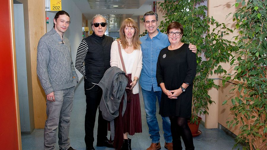 Martin Van Hassel, Eusebio Poncela, Pilar Nadal, Arturo Martín y Maite Pisonero