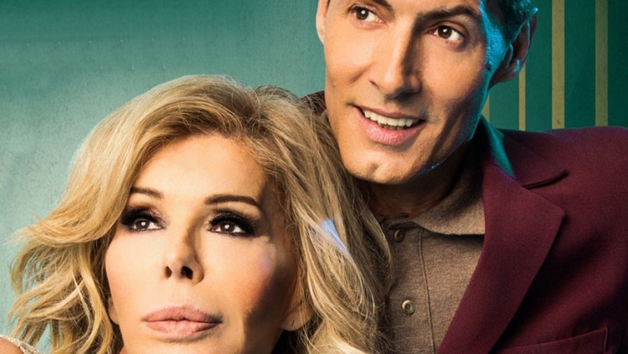 Bibiana Fernández y Manuel Bandera en el cartel de 'El amor está en el aire'