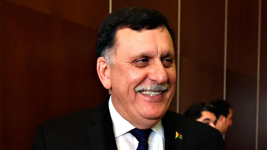 El presidente del Consejo Presidencial repaldado por la ONU, Mohamad Fayaz el Sarraj