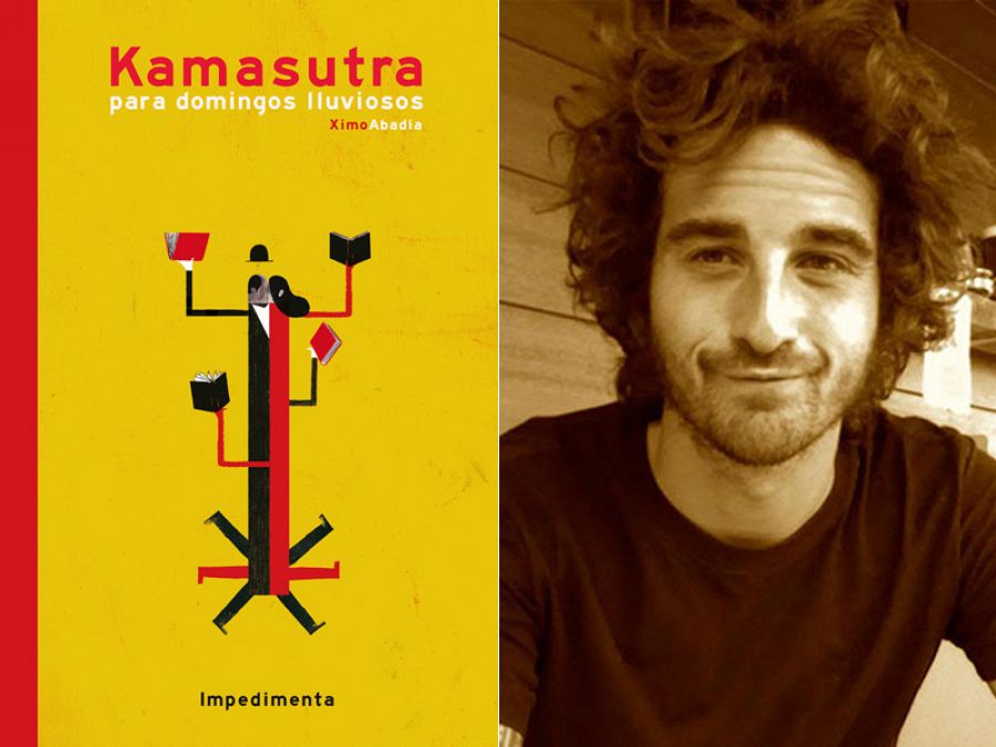 Ximo Abadía y la portada de 'Kamasutra para domingos lluviosos'