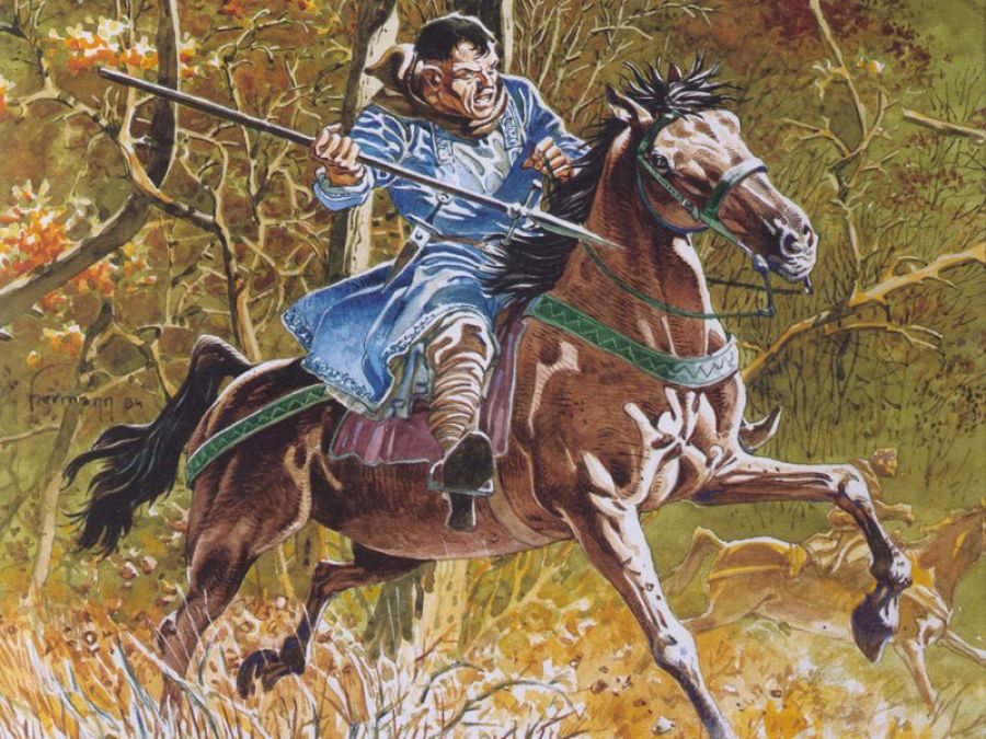 Fragmento de una portada de Las torres de Bois Maury