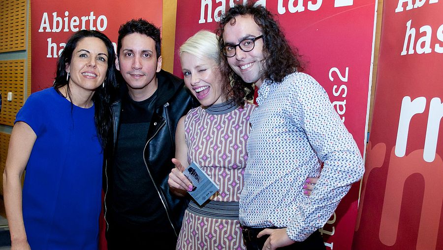 Paloma Arranz, Ariel (Santa Fe), Soraya Arnelas y Félix (Antílopez)