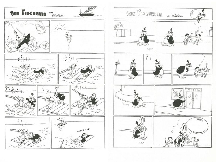 Páginas de 'Don Fisgornio'